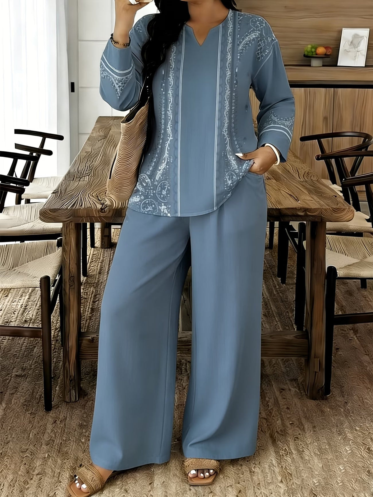 Long-sleeve and Long-pants 2pcs Set, a Suit, New Spring and Summer Style