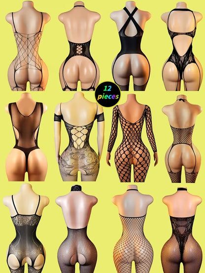 AllureNet Stretch Bodysuit Set