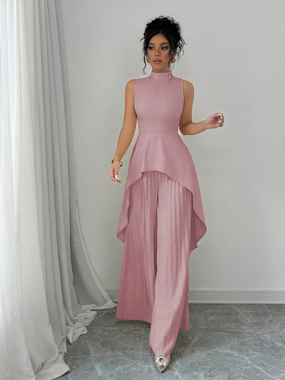 Urban Grace Pleated Pants Ensemble