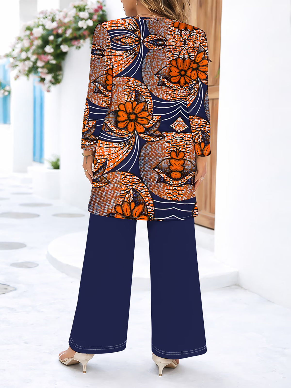 Floral Elegance Long Sleeve Co-Ord Set