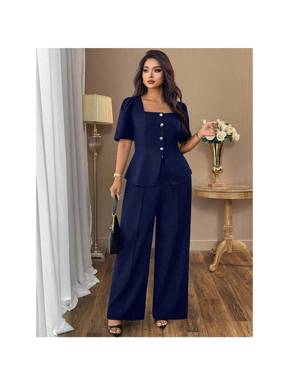 RoseAura Plus Size Co-Ord Set