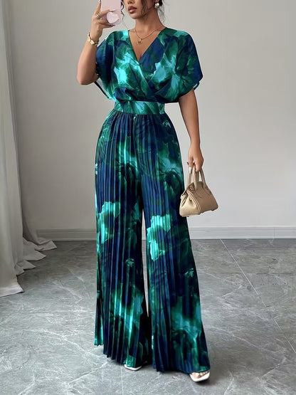 Scarlet Grace Pleated Jumpsuit
