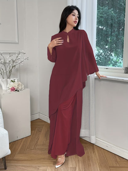 PearlMist Chiffon Outfit