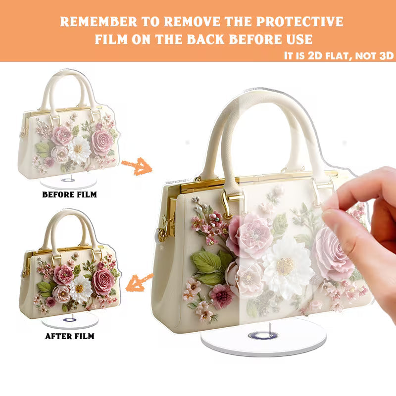 Elegant Floral Designer Handbag