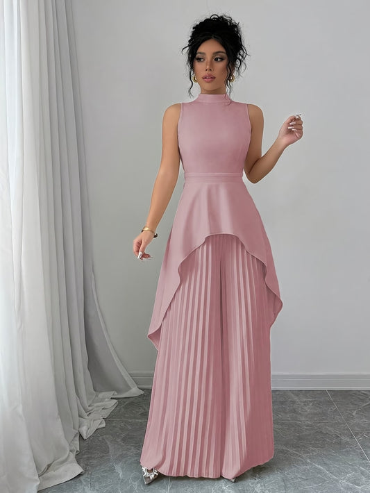 Urban Grace Pleated Pants Ensemble