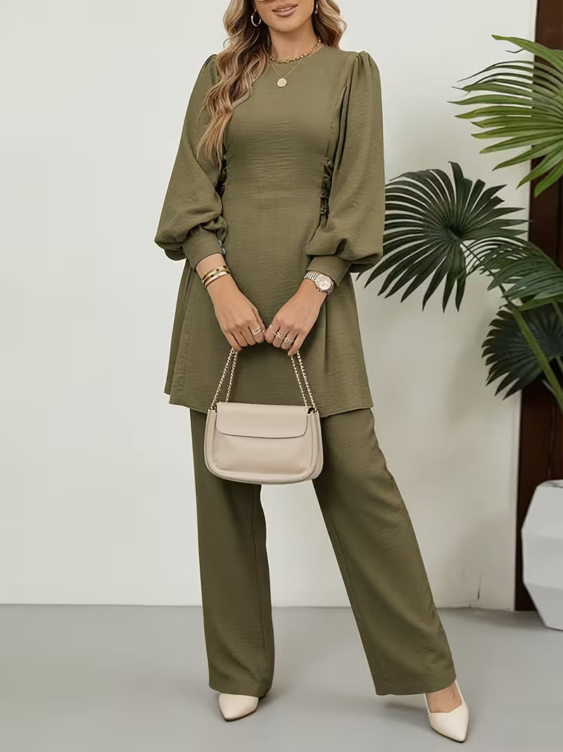 Middle Eastern Arabian 2pcs Abaya Set
