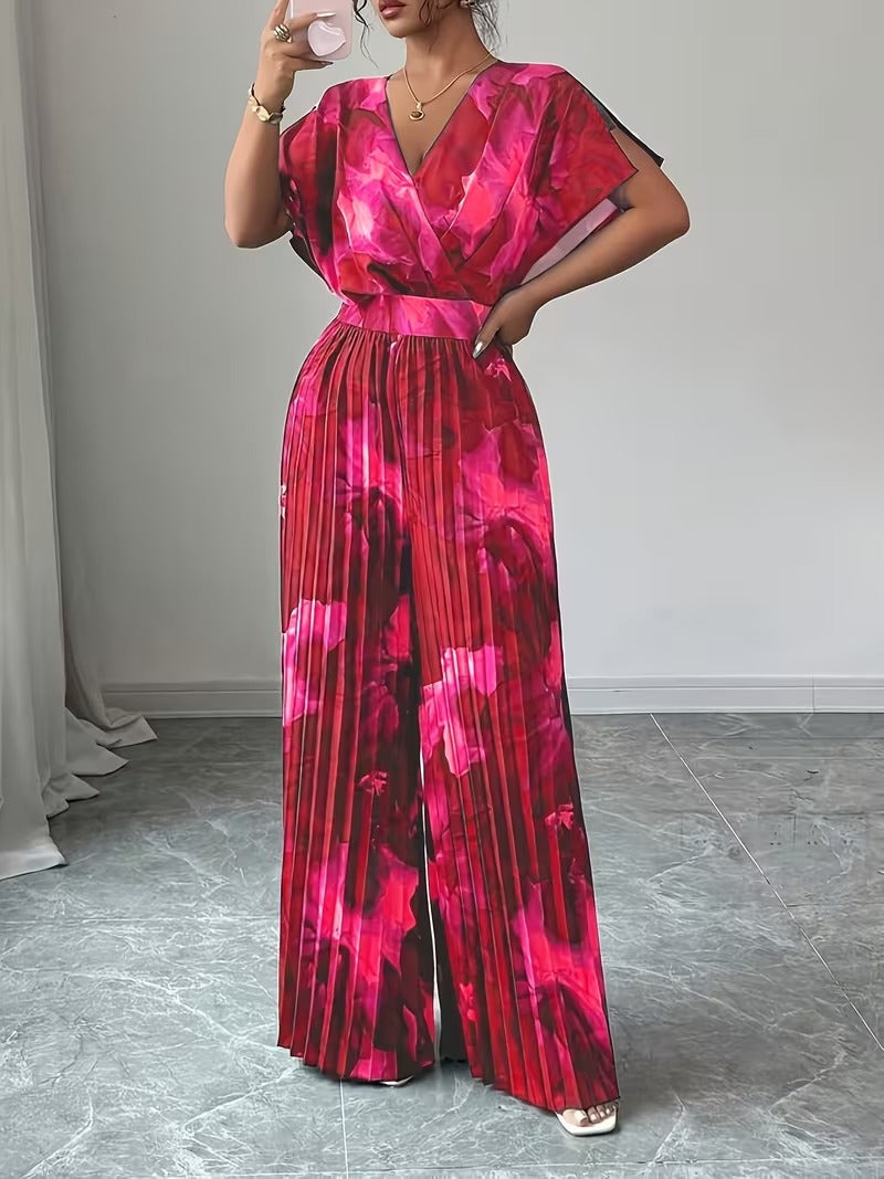 Scarlet Grace Pleated Jumpsuit