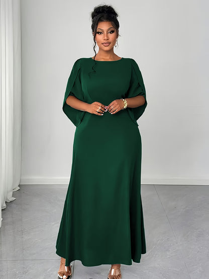 Elegant Asymmetrical Flare Dress