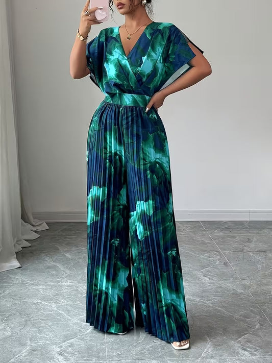 Scarlet Grace Pleated Jumpsuit