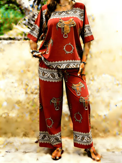 Rustic Boho Two-Piece Set