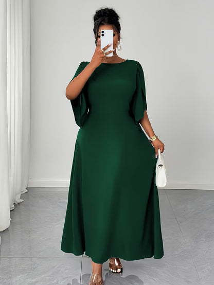 Elegant Asymmetrical Flare Dress