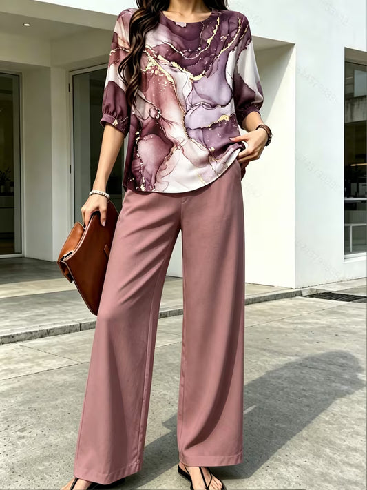 Women’s On-The-Go Wide Leg Lounge Set