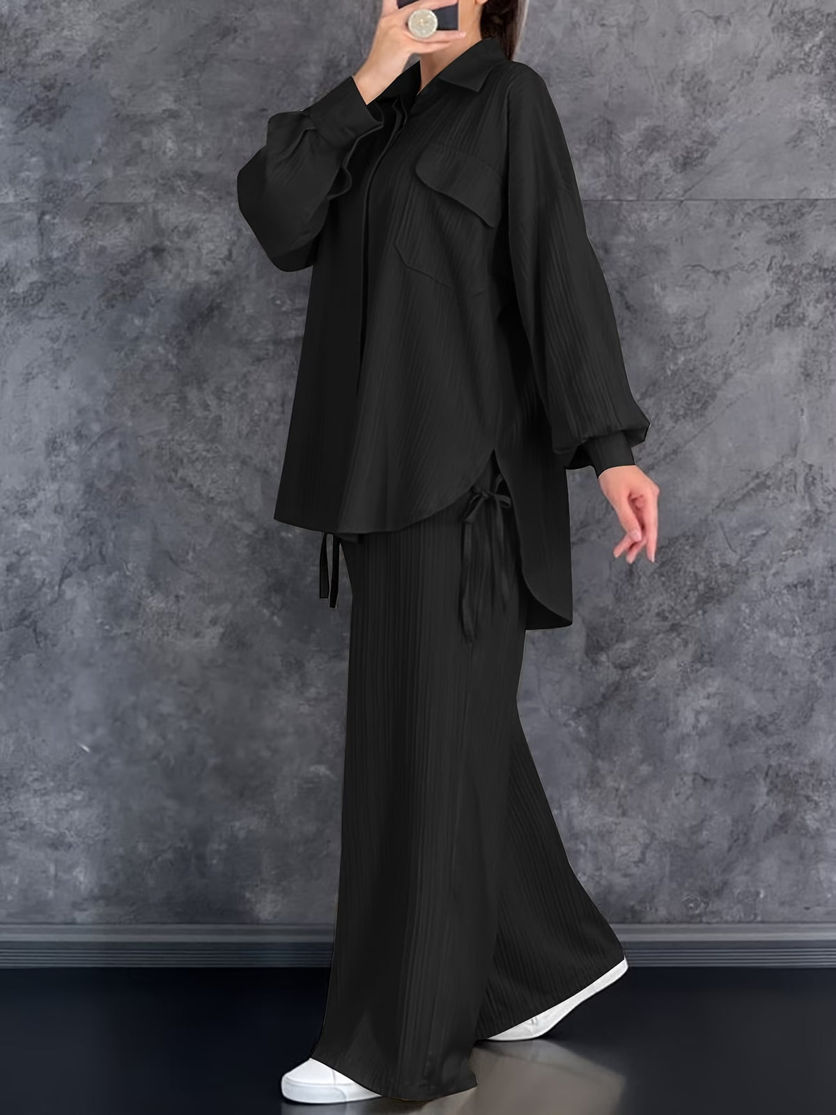 Autumn Comfort Collared Co-Ord Set