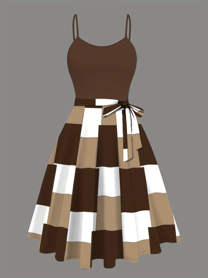 Women Elegant Top & Skirt Two-Piece Set