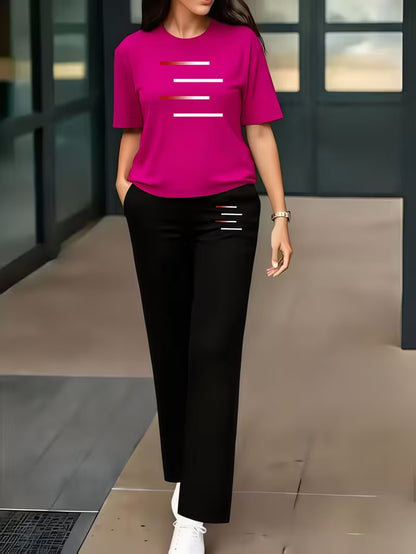 RelaxFit Printed Co-Ord Outfit