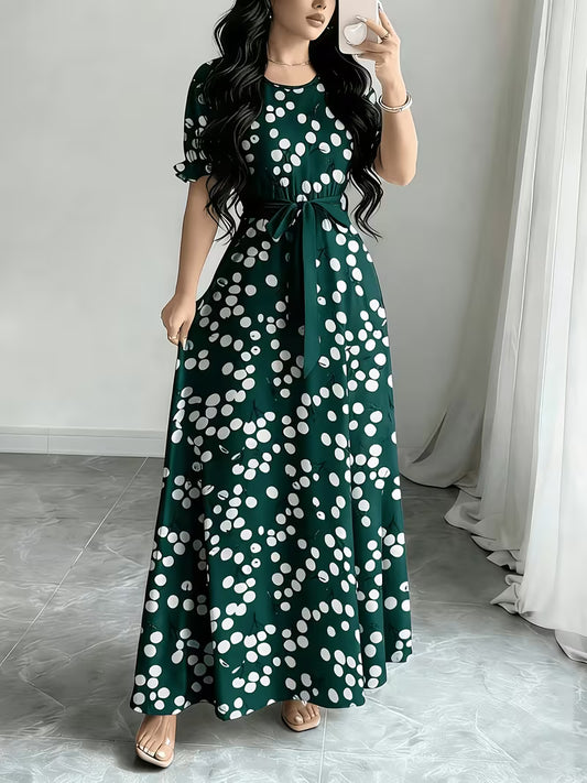 Floral Grace Waist Dress