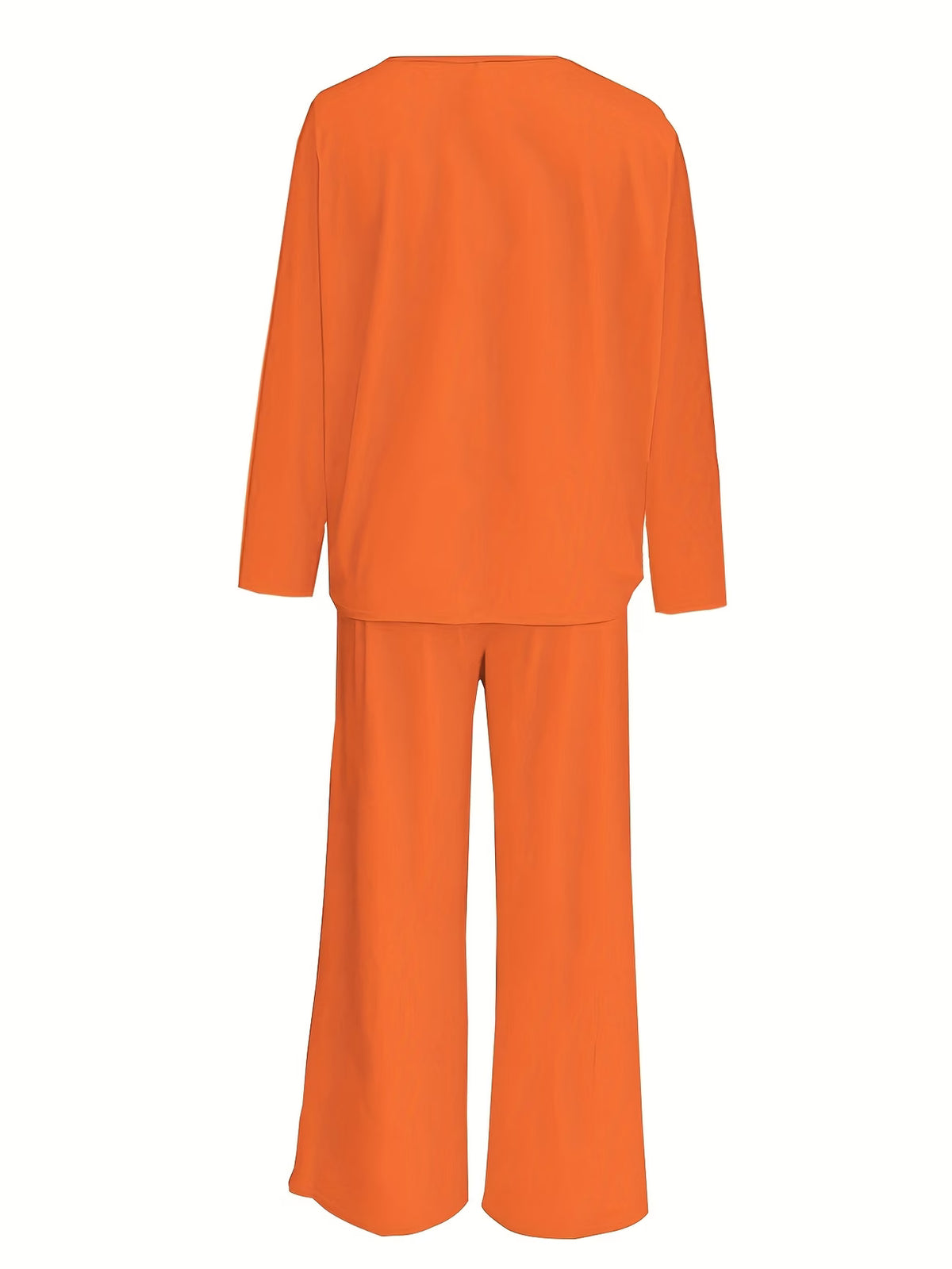 Luxury Directional Wide-Leg Co-Ord Set