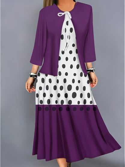 Floral Elegance Maxi Co-Ord Set