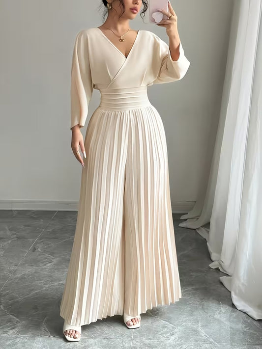 Scarlet Grace Pleated Jumpsuit