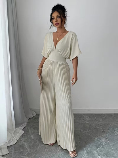 Scarlet Grace Pleated Jumpsuit