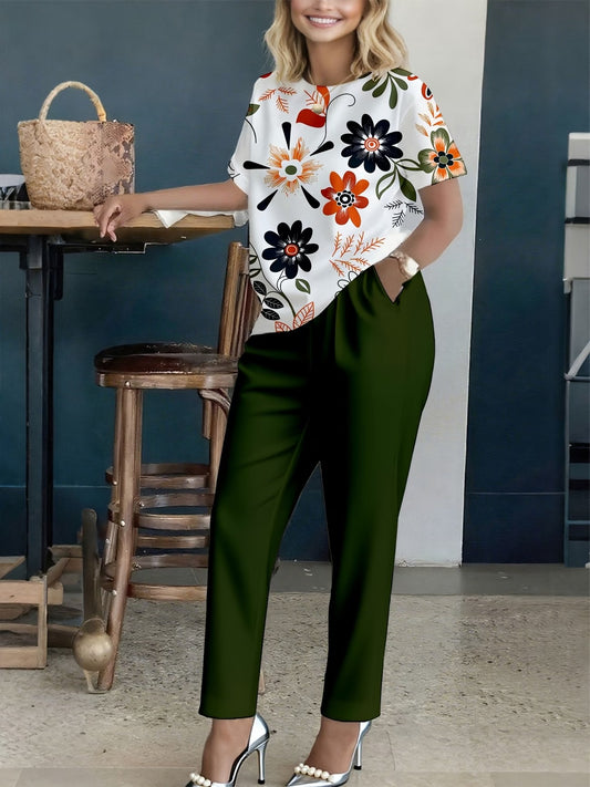 Daily Charm Floral Outfit