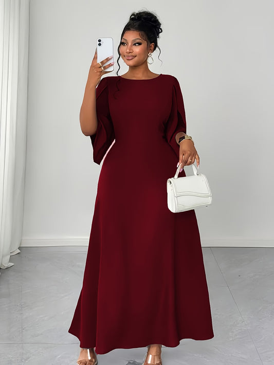Elegant Asymmetrical Flare Dress
