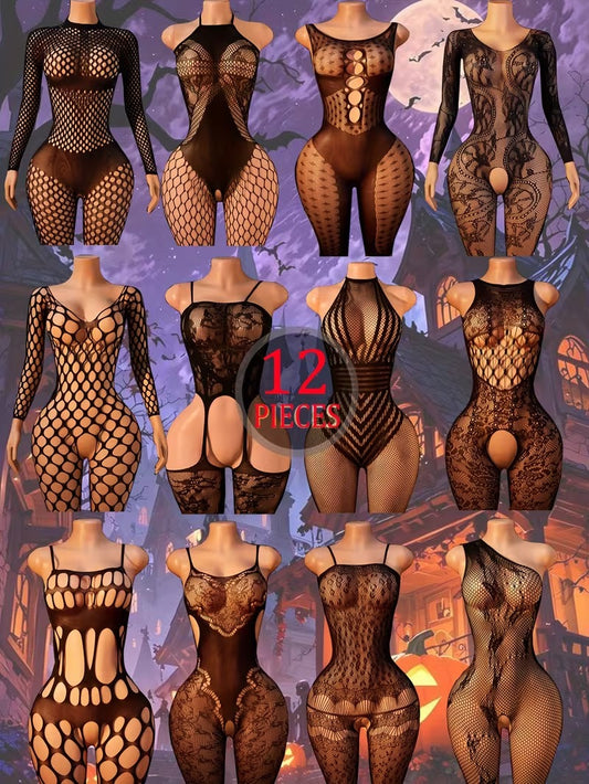 AllureNet Stretch Bodysuit Set