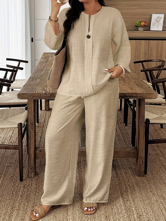 Autumn Relaxed Two-Piece Set