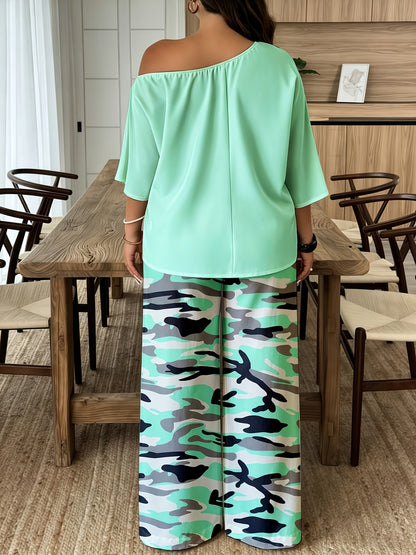 Neon Queen Camo Lounge Co-Ord Set
