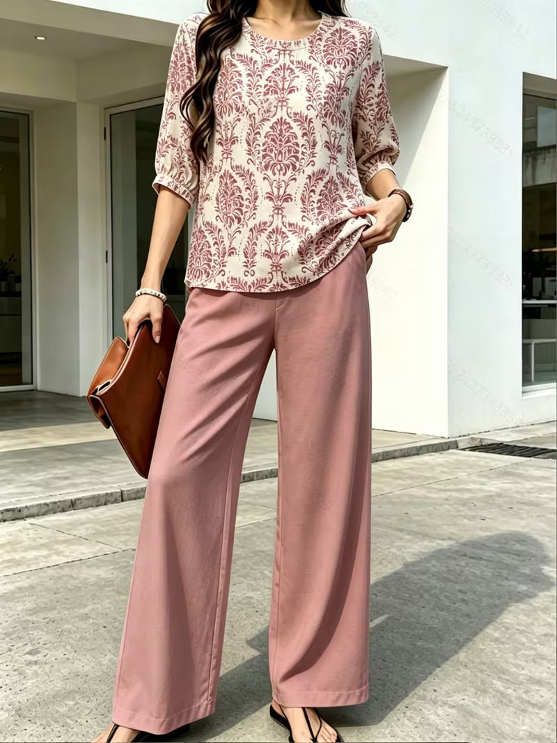 Women’s On-The-Go Wide Leg Lounge Set
