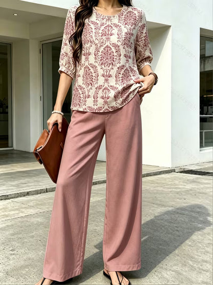 Women’s On-The-Go Wide Leg Lounge Set