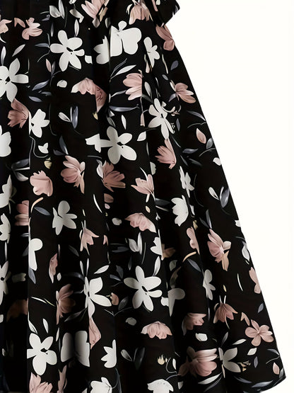Women Elegant Top & Skirt Two-Piece Set