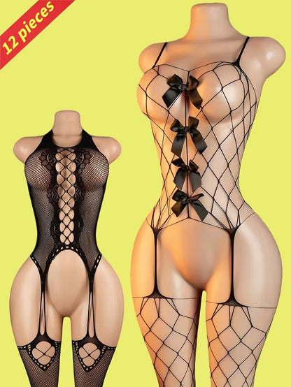 AllureNet Stretch Bodysuit Set