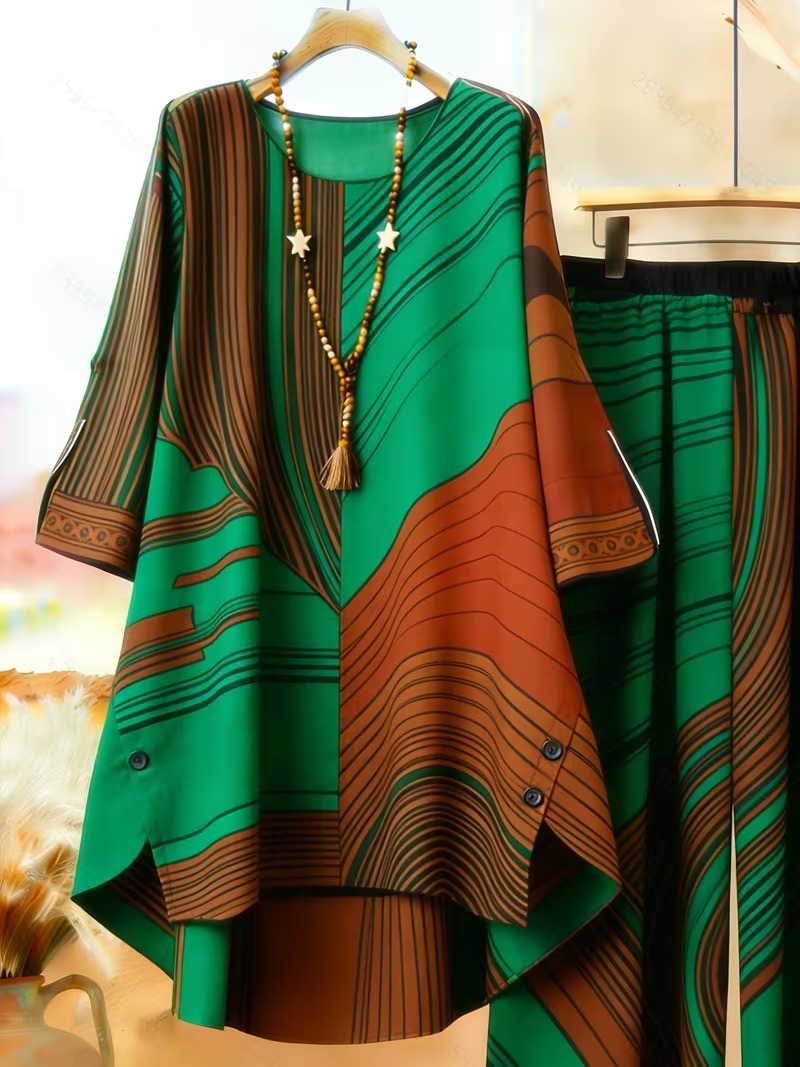 RetroCharm Patchwork Co-Ord Set
