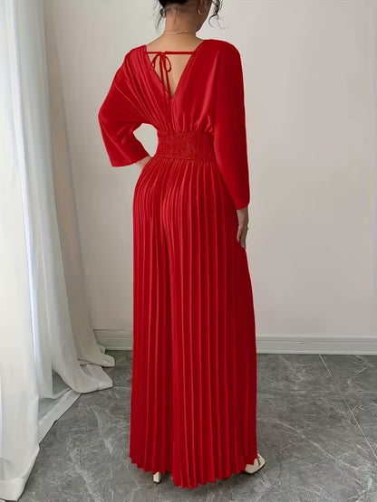 Scarlet Grace Pleated Jumpsuit