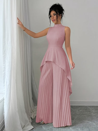 Urban Grace Pleated Pants Ensemble