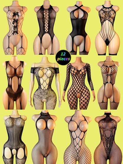 AllureNet Stretch Bodysuit Set