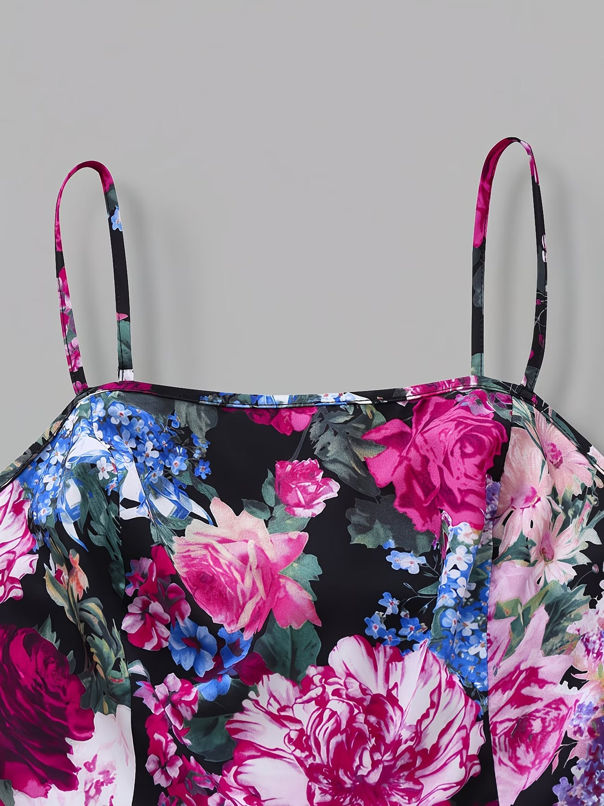 Women's Floral Halter Dress & Cardigan Set
