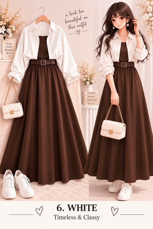 Women’s Stylish Layered A-Line Dress