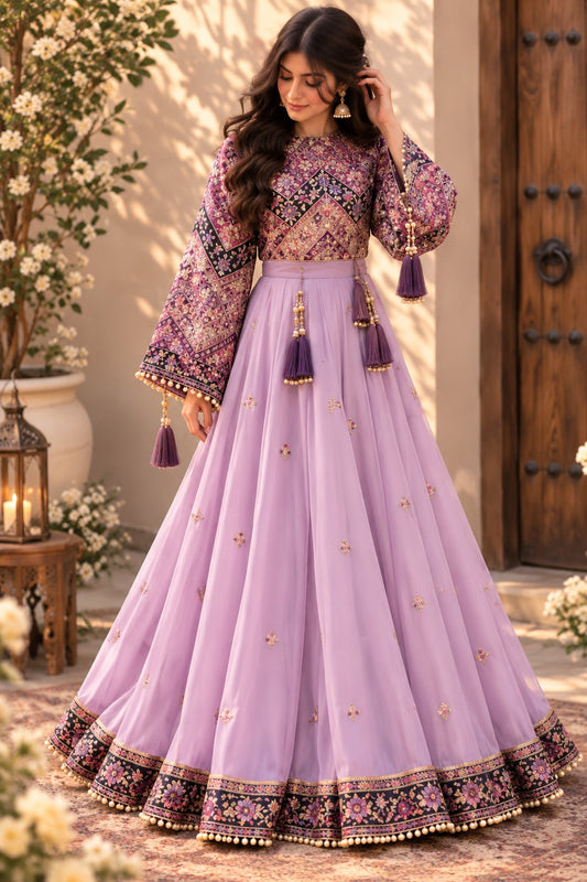Women Printed Lehenga Choli Set