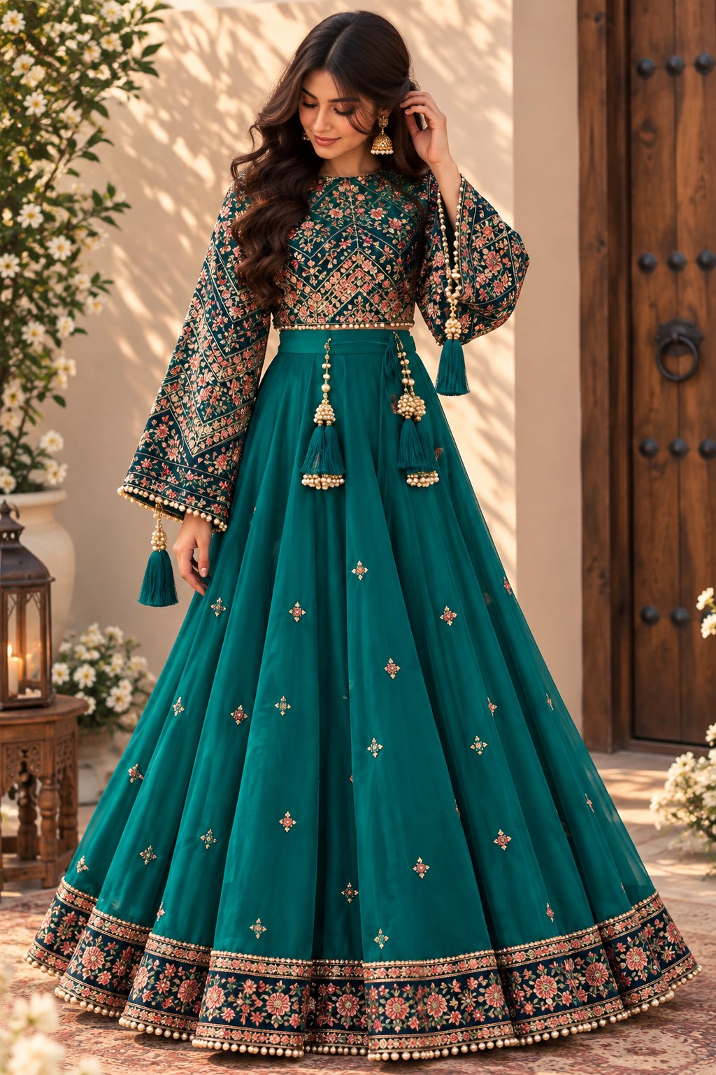 Women Printed Lehenga Choli Set