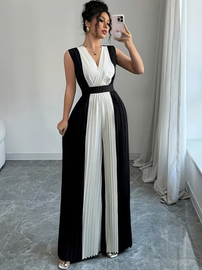 Scarlet Grace Pleated Jumpsuit