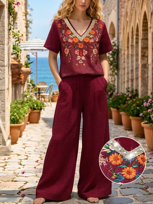 Boho Floral Vacation Set