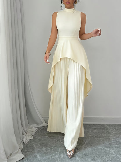 Urban Grace Pleated Pants Ensemble
