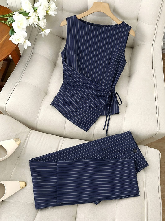Luxe Pinstripe Co-Ord Set🖤