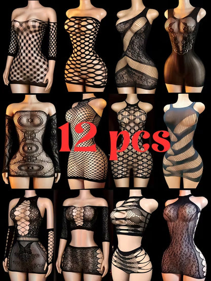 AllureNet Stretch Bodysuit Set